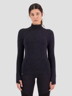 Mons Royale Cascade Merino Flex 200 Mock Neck Ls Base La