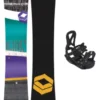 Union 130 + Junior M Black 2023 Snowboard Se